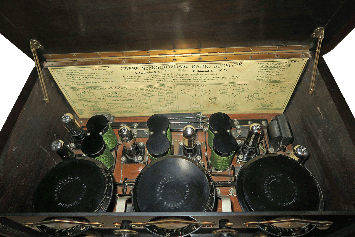 Grebe MU-2 Synchrophase Battery Radio Interior