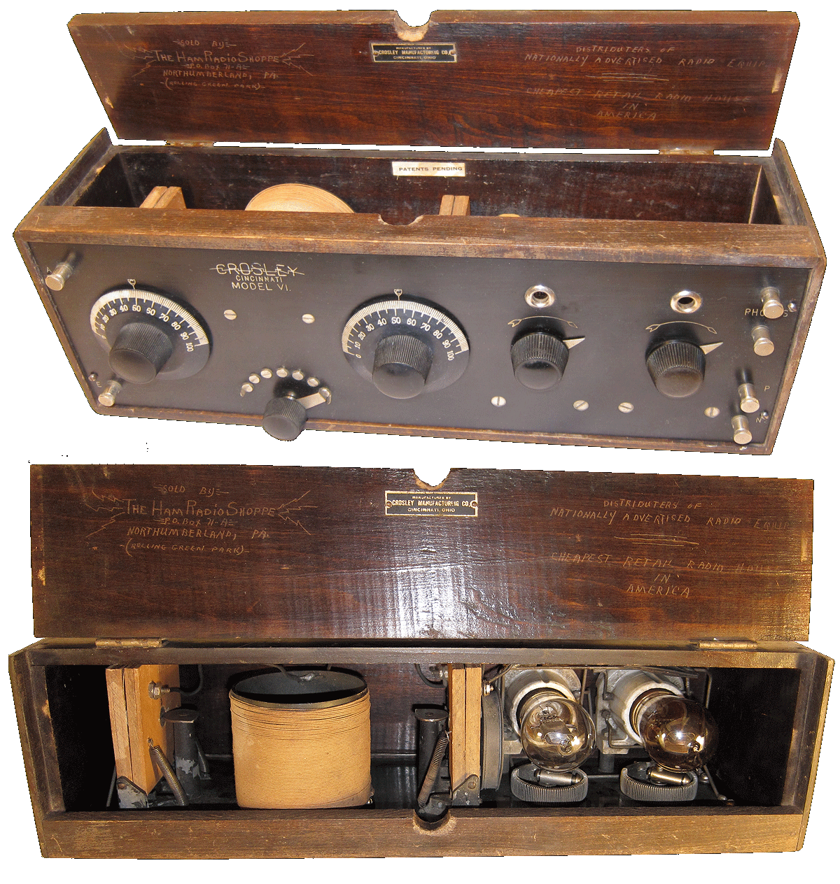 Crosley VI Battery Radio