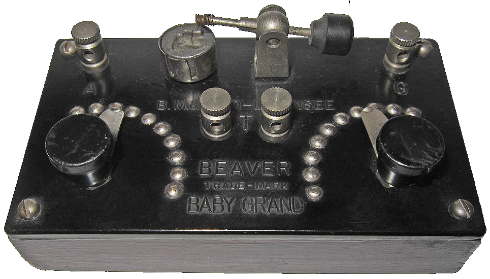 Version 4 Beaver Baby Grand crystal radio